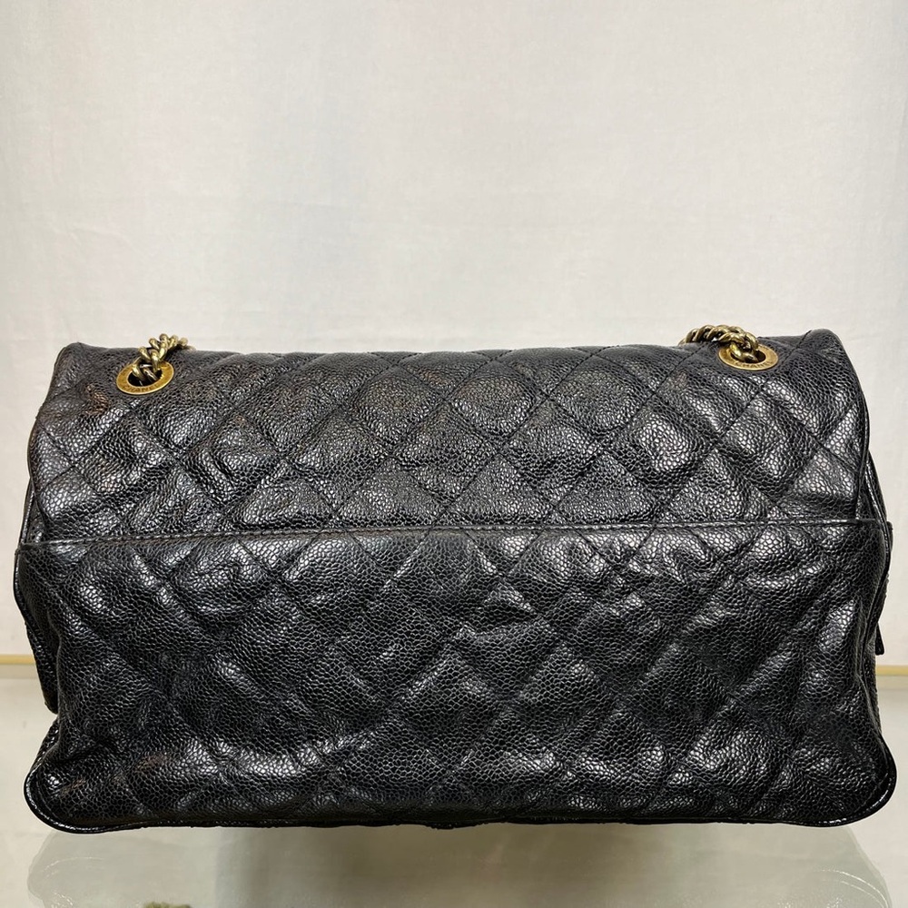 Chanel Easy Flap Jumbo Caviar Leather shoulder bag - Picture 2 of 13